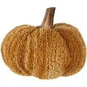 Clayre & Eef 65245 Citrouille jaune décorative Ø 15x13 cm