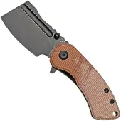 Kansept Knives Couteau pliant Korvid M Linerlock, brun