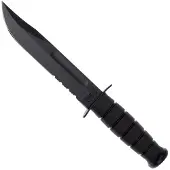Ka-Bar Couteau 1214, kydex, lame à dents