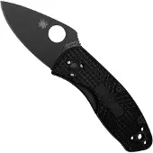 Spyderco Couteau pliant Ambitious Lightweight Black Blade