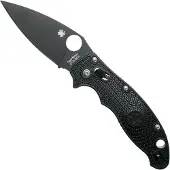 Spyderco Couteau pliant Manix 2 Lightweight, noir