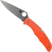 Spyderco Couteau pliant Endura 4, FRN, Flat Ground, orange