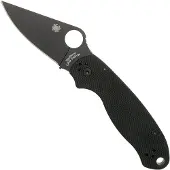 Spyderco Couteau pliant Para 3, noir