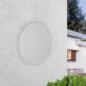 LumenXL Applique extérieure ronde blanche - Moon