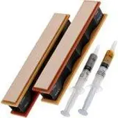 Wicked Edge Leather Strops Pack, 1 et 0,5 micron