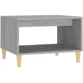 vidaXL Table basse Gris Sonoma 60x50x40 cm Bois composite