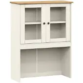 vidaXL Élément supérieur de buffet VIGO blanc 78x30x100 cm pin massif