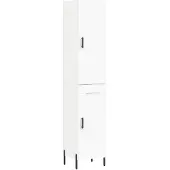 vidaXL Highboard blanc 34,5x34x180 cm Bois composite