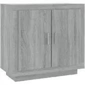 vidaXL Sideboard Gris Sonoma 80x40x75 cm Bois composite