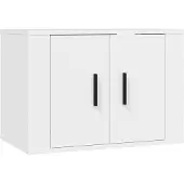 vidaXL Armoire TV murale blanche 57x34,5x40 cm
