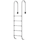 vidaXL Échelle de piscine 54x38x211 cm Acier inoxydable 304