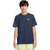 Nike T-Shirt 'Club' bleu marine / blanc