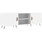 vidaXL Armoire TV Blanc 150x30x50 cm Bois composite
