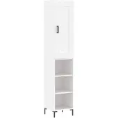 vidaXL Highboard blanc 34,5x34x180 cm Bois composite