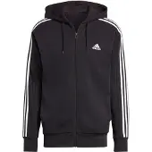 Adidas Sweatshirt à capuche zippé molleton Essentials 3-Stripes