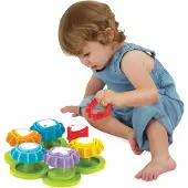 Yookidoo Trieur d'engrenages Shape & Spin. Un jouet d' veil pour les enfants de 1 3 ans. Jeu de tri pour tout-petits avec plusieurs couleurs et