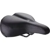 BBB Cycling Selle SoftShape Upright 220 x 265 mm 220 noir - Confort pour...