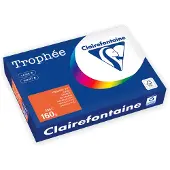 Clairefontaine Orange vif A4 Papier couleur 160 g/m² (250 feuilles)