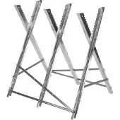 Güde Chevalet de sciage - - GSB 600-680 - Hauteur de travail réglable - Fixation pour bois jusqu'à 300mm