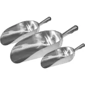 Kerbl Pelle à peser aluminium ronde Contenance du fût 900 g