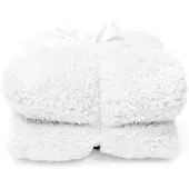 Unique living Plaid Unique Living Teddy Off White 150x200-150 x 200 cm
