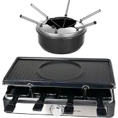 Emerio RG-124930 Raclettegrill,8 Pfannen antihaft tat