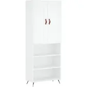 vidaXL Highboard blanc 69,5x34x180 cm Bois composite