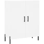 vidaXL Sideboard Blanc 69,5x34x90 cm Bois composite