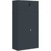 vidaXL Classeur anthracite 90x40x180 cm Acier