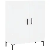 vidaXL Sideboard Blanc 69,5x34x90 cm Bois composite