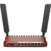 Mikrotik Routeur sans fil L009UiGS-2HaxD-IN Gigabit Ethernet mono-bande (2,4 GHz) rouge