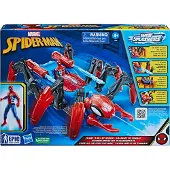Marvel Spider-Man - Crawl N Blast Spider, araignée rampante avec 2 projectiles