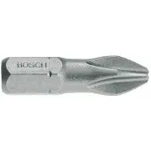 Bosch Powertools Lot de 3 embouts de vissage Extra-dur Phillips PH1 à queue 6 pans mâle 1/4 Longueur 25 mm 2607001508
