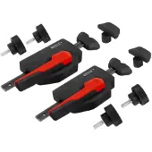 Bessey Tendeur horizontal à traction vers le bas MFT, lot de 2 pièces, pour trou de 20 mm, | 4008158041872