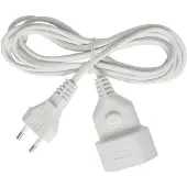Brennenstuhl Câble d'extension en plastique 3m blanc H03VVH2-F 2x (3 m, CEE 7/16)