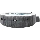 Intex 28442NP PureSPA Bubble Greywood Deluxe - Spa à bulles pour 6 personnes, 216 x 71 cm,via application