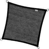 Nesling Toile d'Ombrage Nesling Coolfit Carré Noir (5 x 5 m)