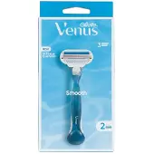 Gillette Rasoir Smooth 3 lames + 2 recharges