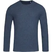 Stedman Pull à Manches Longues pour Hommes Marina Blue Melange - Stedman STE9080 - Taille S