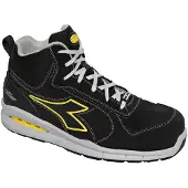 Diadora Gants de sport Run Net Airbox Mid S3 Src Noir