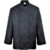 Portwest Veste de cuisine Somerset Noir 3XL