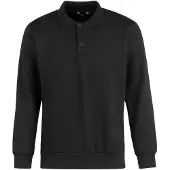 Storvik Napoli sweat de travail à col polo blanc