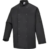 Portwest Veste de Cuisine Portwest Suffolk Noir XS