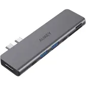 Aukey Hub Thunderbolt 3 7 In 1