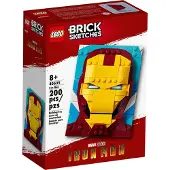 LEGO Brick Sketches 40535 Iron Man - 200 pièces