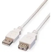 OEM VALUE Câble USB 2.0 Type A-A, M/F 3.0m