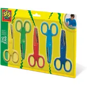 SES Creative SES Ciseaux zigzag 5 pièces 00839
