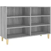 vidaXL Buffet sonoma gris 103,5x35x70 cm bois d'ingénierie