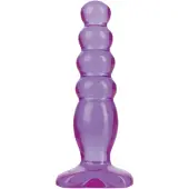 Doc Johnson Crystal Jellies Anal Delight Plug Anal - Violet