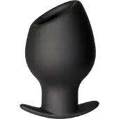 Master Series Plug anal Creux Large - Noir